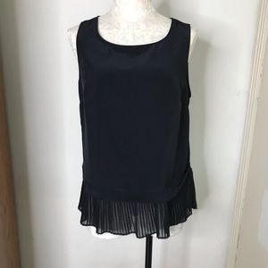 English Laundry Black Sleeveless Top Shell Pullover size L